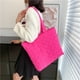 thumbnail image 1 of Bolsa de mano casuales para mujer de hombro acolchado de algodón grande (rosa) Ehuebsd Para Estrenar, 1 of 9