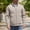 Khaki, variant on Men's Fleece Jacket, Long Sleeve with Turn-Down Collar, Full-Zip Front and Secure Pockets for Casual Wear, Outdoor Activities and Daily Use in Cool Weather