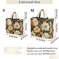thumbnail image 2 of FORMRS Womens Corduroy Tote Bag Crossbody Shoulder Handbag with Pocket, Bright Floral, 2 of 7