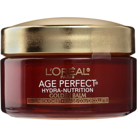 L'Oreal Paris Age Perfect Hydra-Nutrition Golden Balm Face, Neck & Chest Moisturizer, 1.7 oz