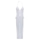 thumbnail image 1 of Gibobby Ropa interior mujer Ropa Interior Divertida para Mujer, Escote En V Profundo, Encaje Sexy, Vestido Transparente, Vestido para Conjuntos De Lencería(Blanco, G), 1 of 5
