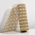 thumbnail image 2 of 3 Rolls Deco Mesh Ribbon for Wreath Making Supplies, 10 Inch x 30FT Metallic Foil Burlap Deco Mesh Fabric for DIY Crafts Christmas Tree Thanksgiving New Year Wreath Swags and Decorating, 2 of 5
