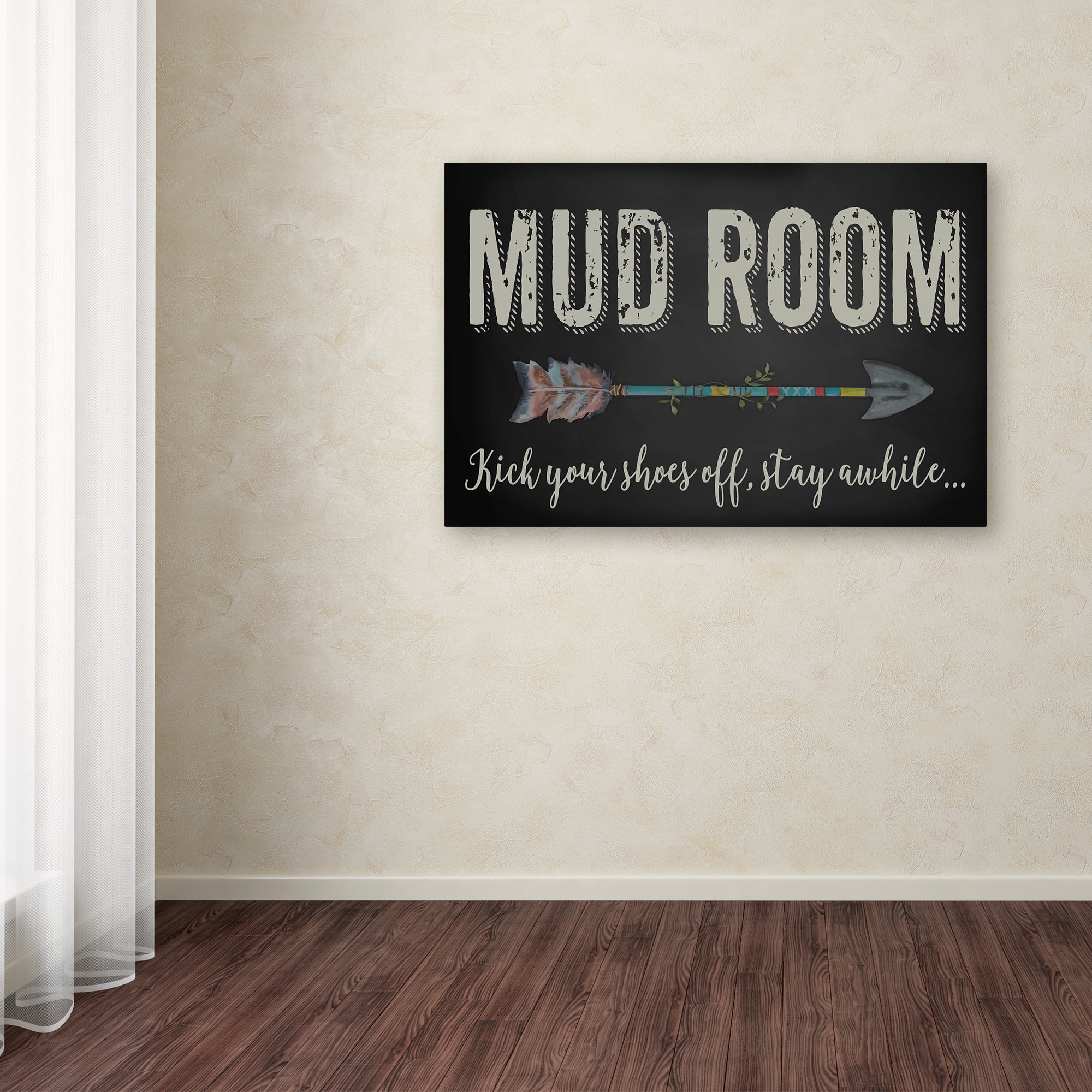 Trademark Fine Art 'Mud Room 2' Canvas Art by Jean Plout