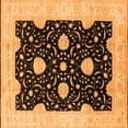 thumbnail image 1 of Ahgly Company Indoor Square Oriental Orange Traditional Area Rugs, 4' Square, 1 of 4