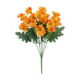 thumbnail image 2 of Artificial Plastic Flowers, High-Simulation Orange Blooms, Realistic Home Decor, Non-Fade Waterproof Display, Wedding Table Accent, Gardening Fake Plants, 2 of 6
