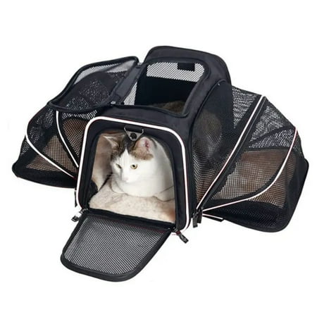 LOPNGLG Convenient Portable Foldable and Breathable Pet Carrier Backpack - Lightweight Shoulder Bag Handbag for Easily Transporting Pets - Ideal for Busy Pet Parents On-the-Go - Great