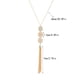 thumbnail image 3 of Guardurnaity Collar Cadenas Ajustable Oro Plata Colgantes colgantes con borlas Gargantilla Mujer Accesorios Collares para niñas Oro Ropa, zapatos y accesorios Miscelánea Oro, 3 of 6