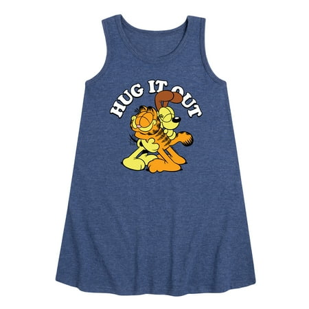 

Garfield - Hug It Out - Toddler & Youth Girls A-line Dress