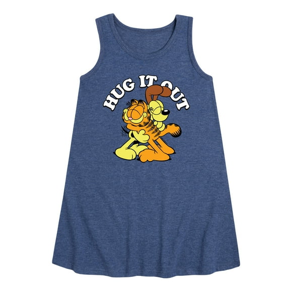 Garfield - Hug It Out - Toddler & Youth Girls A-line Dress