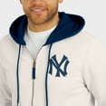 thumbnail image 6 of Men's Darius Rucker Collection by Fanatics  Cream New York Yankees Polar Fleece Full-Zip Hoodie, 6 of 6