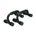 thumbnail image 3 of Manijas para flexiones, paralelas, entrenamiento de fitness con asas ergonómicas, minibombas, manijas para flexiones para equipos de gimnasio en casa verde, 3 of 8