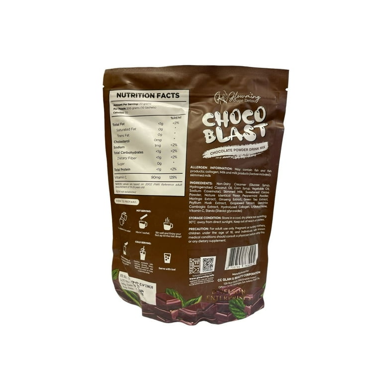 Cris Cosmetics Glowming Shape Choco Blast - Chocolate Mint Flavor