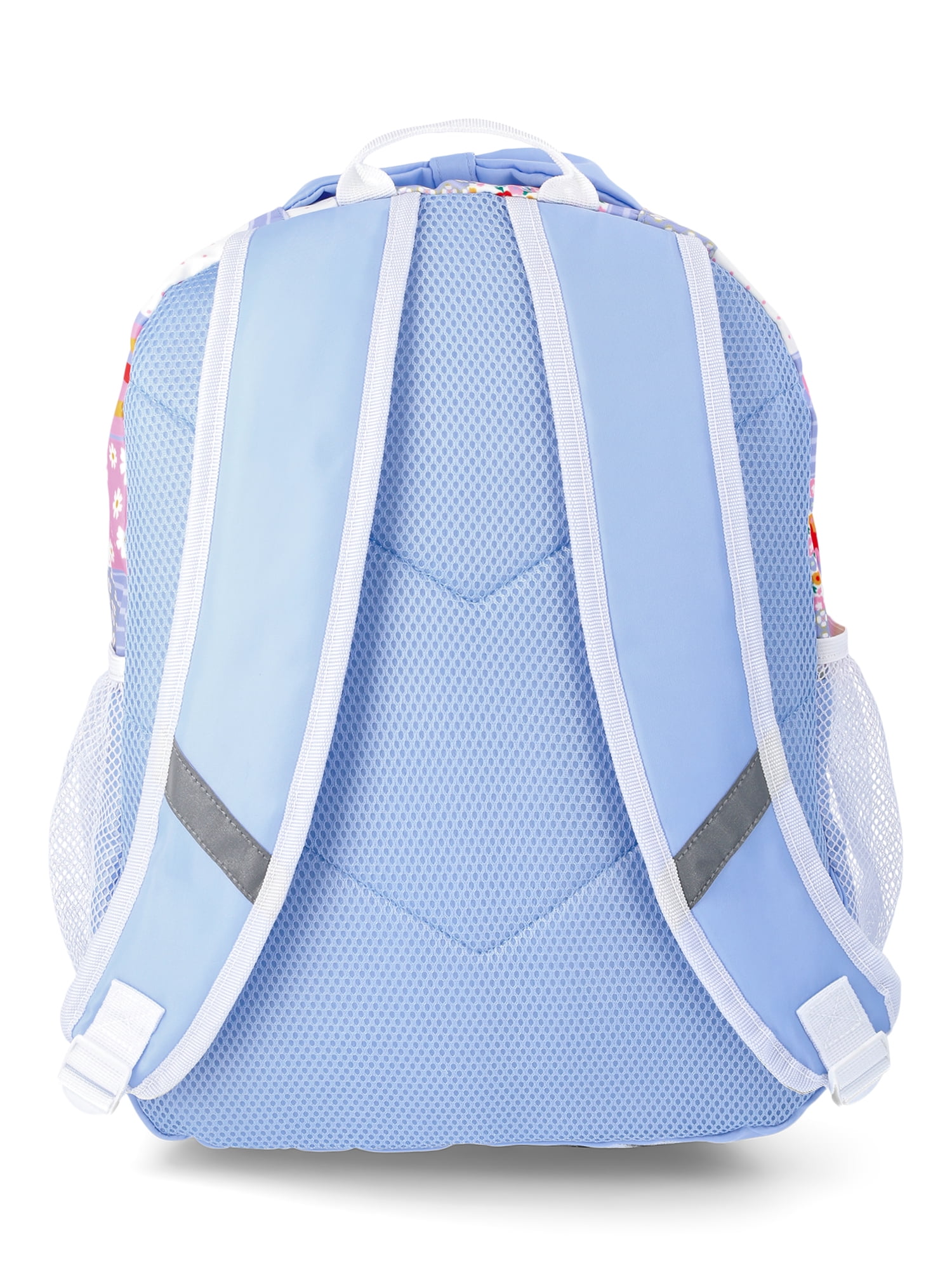 Packed Party Girls 17" Patchwork 4-Piece Backpack Set, Blue