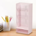thumbnail image 2 of Btomtd Desk Organizer,Desk Drawer Organizer,Desktop Storage Box, Transparent Flat Partition Shelf, Student Artifact Desk, Pencil Slanted Organizing Rack, 2 of 3