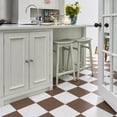 thumbnail image 2 of DEWOO 12''x12'' Peel and Stick Kitchen Backsplash Tiles Floral Cute Contact Paper Vintage Village Country Cottage Wallpaper Farmhouse Renter Friendly Geometry Heat & Water Resistant Kitchen Bedroom, 2 of 10