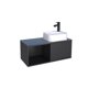 thumbnail image 2 of Mueble de Baño Premium: Gabinete Negro Mate + Lavabo Cerámico Moderno 102495, 2 of 4