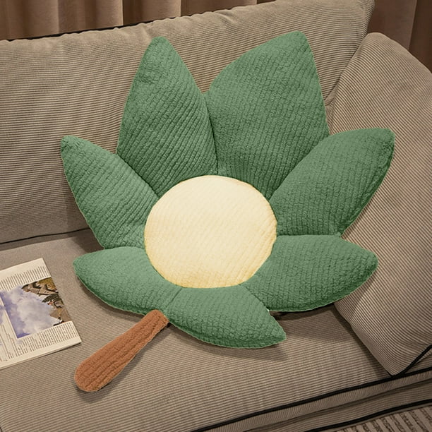 Almohadas, cojines decorativos, ropa de cama, almohada, regalos para mujeres, linda almohada de hoja de arce, juguete, muñeca de hoja, cojín para sofá, sala de estar, tatami, cojín para futón, cojín d
