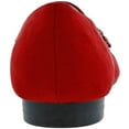 thumbnail image 3 of Bellini Womens Fabulous II Casual Flat 7 Red Microsuede, 3 of 7
