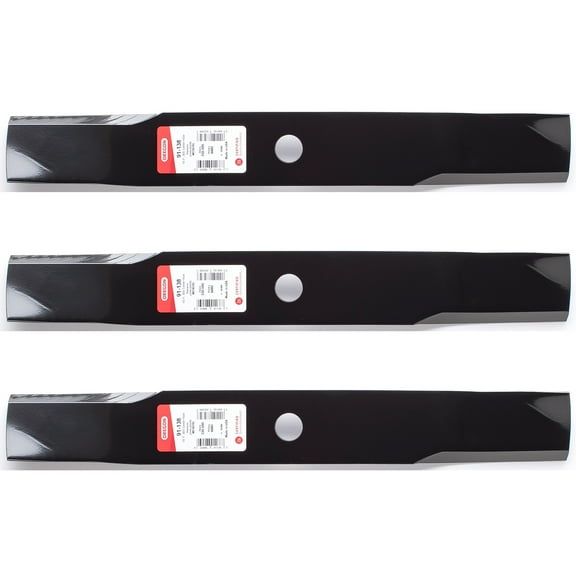 3PK Oregon 91-138 Heavy Duty Blades for 54" John Deere M134305, M135334