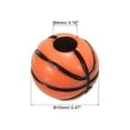 thumbnail image 2 of Uxcell Sport Ball Beads Opaque Acrylic Sports Beads Basketball Beads Spacer Loose Beads Craft for DIY Necklace Bracelet 60 Pcs Orange, 2 of 7