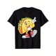 thumbnail image 1 of Camiseta de algodón con gráfico de tacos divertidos del Cinco de Mayo para hombre - Camiseta informal negra de manga corta con diseño de comida mexicana, estampado de dibujos animados y zapatillas roj, 1 of 6