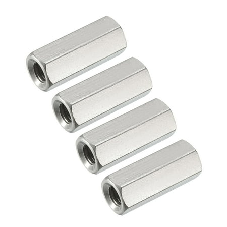 

Uxcell M6 25mm Length 304 Stainless Steel Metric Hex Coupling Nut (4-pack)