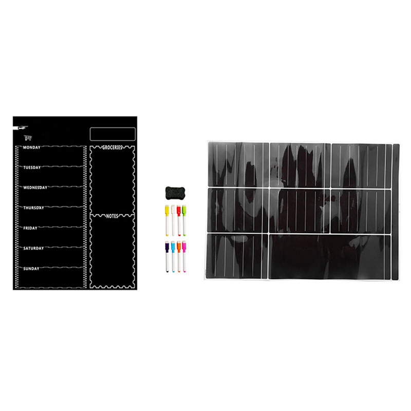 2Set A3 Whiteboard Sheet for Kitchen Fridge Multipurpose