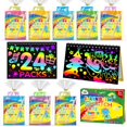 thumbnail image 1 of Cuaderno de notas para rascar Party Favors ZMLM Rainbow, paquete de 24 unidades para niños, 1 of 7