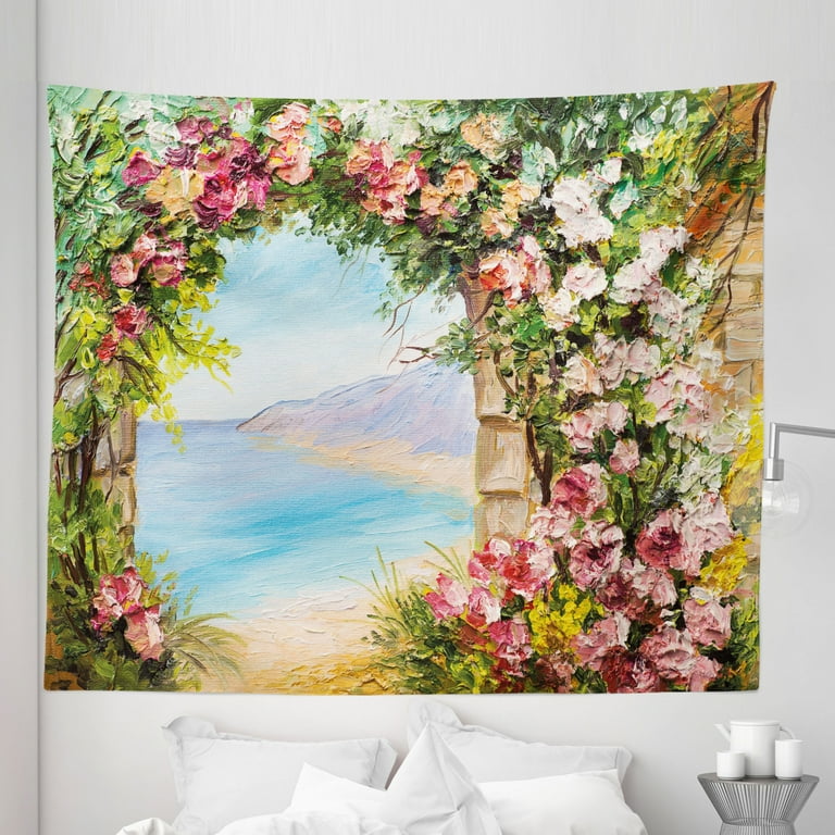 Print tapestry wall hanging art sale