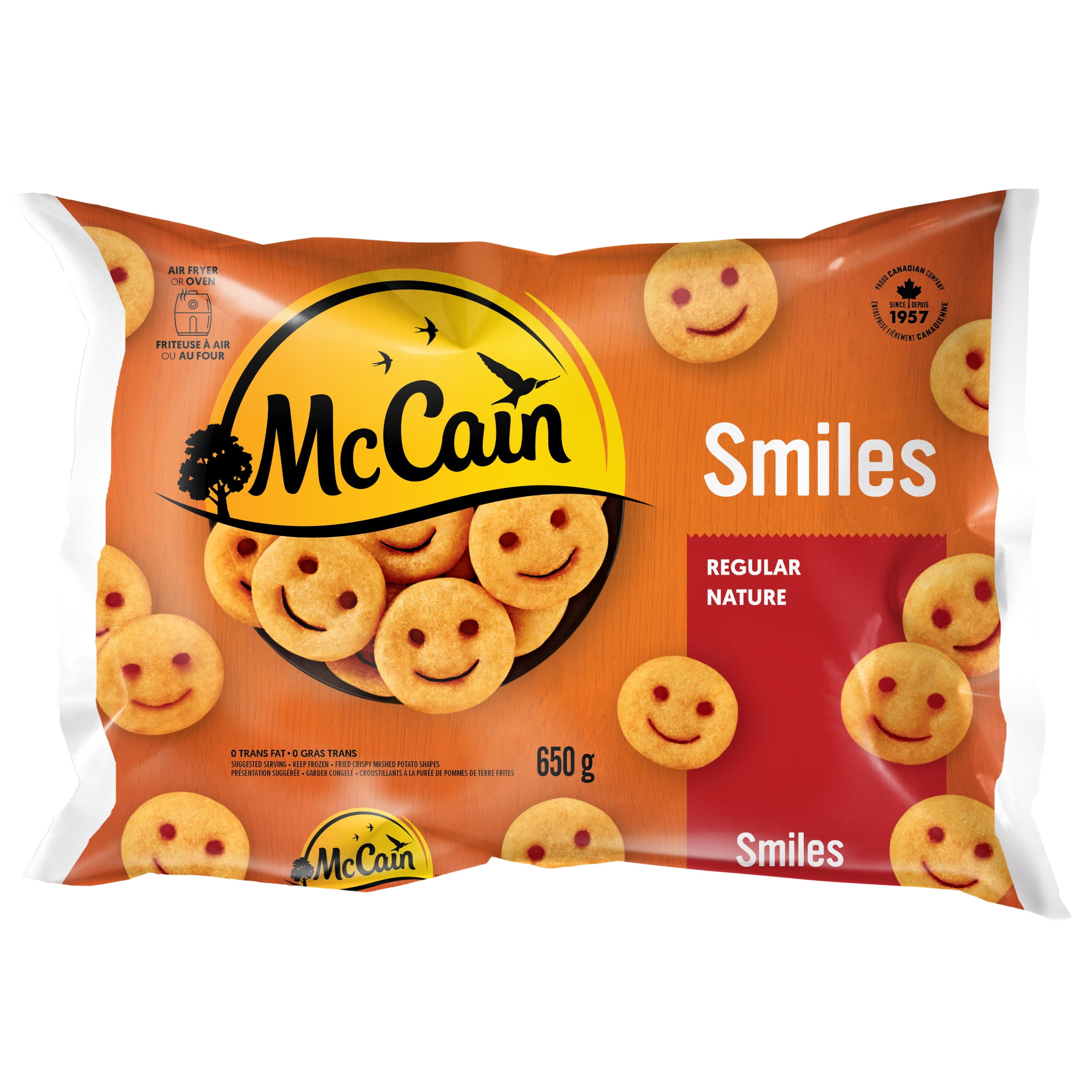 Frites souriantes Smilesᴹᴰ McCainᴹᴰ, 650 g 650g