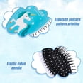 thumbnail image 5 of Abaima 4 Pack Toddler Hair Brush, Unicorn Baby Hair Brush, Small Hair Brush for Kids, Travel Detangler Brush for Straight Curly Thick Hair, Cute Mini Travel Brush with Air Cushion for Little Girls, 5 of 7