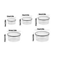 Kitchen Plastic Food Storage Containers with Lids 5 Pack Plastic Food