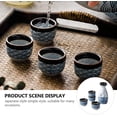 thumbnail image 3 of 4 tazas de cerámica de 35 ml y 1 tetera para servir de 180 ml, perfectas para los amantes del vino Conjunto tradicional japonés para sake, 3 of 5