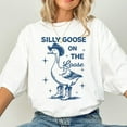 thumbnail image 2 of Silly Goose On The Loose Shirt, Funny Hirt, Goose Shirt, Funny Graphic Tee, Animal Shirt, Goose Gift, 2 of 2