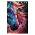 thumbnail image 5 of Horse Head Starry Sky Black Out Curtains 72 Inch Length Curtains for Sliding Glass Doors Bedroom Living Room 2 Pack, 5 of 6