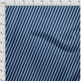 thumbnail image 3 of oneOone Organic Cotton Poplin Twill Fabric Diagonal Stripe Printed Fabric 1 Yard 42 Inches Wide, 3 of 4