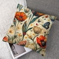 thumbnail image 7 of Colorful Tulip Decor Throw Pillow Covers, Square Short Plush Double-Sided Printed Decorative Cute Throw Pillow Cushion Cases Cover for Outdoor Sofa Patio Couch Car Home Farmhouse Decor, 7 of 7