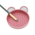 thumbnail image 4 of Unique Bargains 1 Pc Portable Makeup Sponge Brush Cleaner Pink, 4 of 6