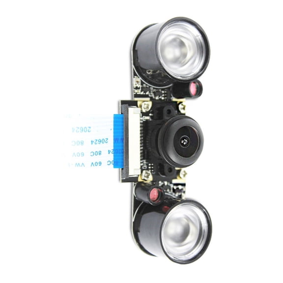 lanema 5MP USB Camera Module 1080p Fisheye Webcam Model with Night View Wide Viewing for RPi Projects