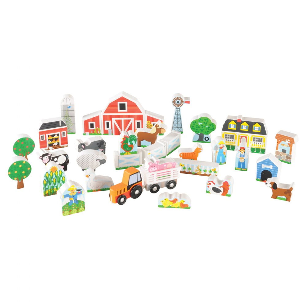 melissa and doug farm tractor