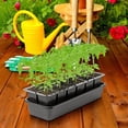 thumbnail image 3 of Opvise 8-Pack Replacement Capillary Mats for 24-Cell Seed Starter Kit, Durable Felt Self-Watering Plant Pads, Pre-Cut Hydroponic Gardening Accessories, Absorbent Seedling Trays (13x8" & 18x4"), 3 of 7