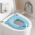 thumbnail image 2 of TIELUTT Kids Toilet Seat Non Portable Cushion for Children Animal Shape Potty Pad | Rubber Bath Mats for Bathroom Carpet Toilet Seat Covers Dry Toilet Oval Toilet Seat Cover and Rug Set Rugs for Bath, 2 of 5