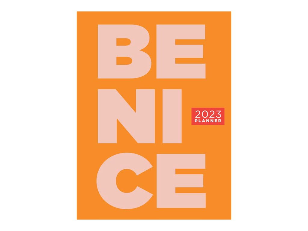 TF PUBLISHING 2023 Be Nice Large Monthly Planner | 12 Month Calendar