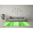 thumbnail image 3 of Ahgly Company Indoor Round Solid Green Modern Area Rugs, 7' Round, 3 of 4
