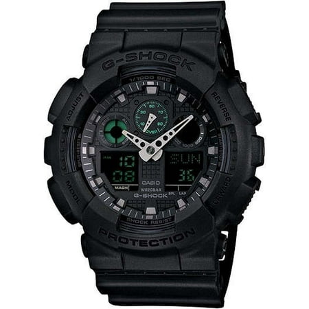 G-Shock Military Black GA100MB-1A 3-Eye Ana-Digi (Best Military Style Watches)