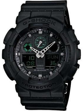 Casio G-Shock Military Black GA100MB-1A 3-Eye Ana-Digi Wristwatch