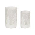 thumbnail image 2 of Candle Holder (Set Of 4) 3.75"D x 6"H, 4.75"D x 7.75"H Glass, 2 of 2