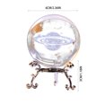 thumbnail image 3 of weibbin Engraved Decorative Crystal Sphere Decorative Quartz Glass Ball, Model Astronomy Sphere, Paperweight Crystal Display Sculpture Home Decor Crafts for Kids Friends, 3 of 6