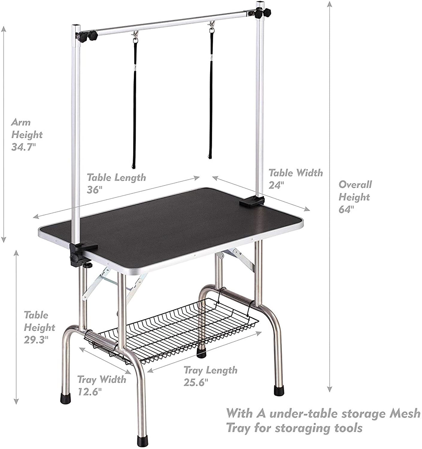 全商品オープニング価格特別価格】 Master Equipment Adjustable Height Grooming Table for Pets,  36 by 24-Inch, Purple Equipment並行輸入品