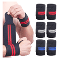 thumbnail image 2 of "Kit 6pz Muñequera Gym Crossfit Fitness Pesas Gimnasio Straps "LAB.G, 2 of 5